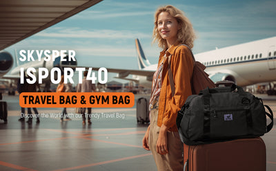 ISPORT40 - SKYSPER 30+10L Sports Gym Duffel Bag