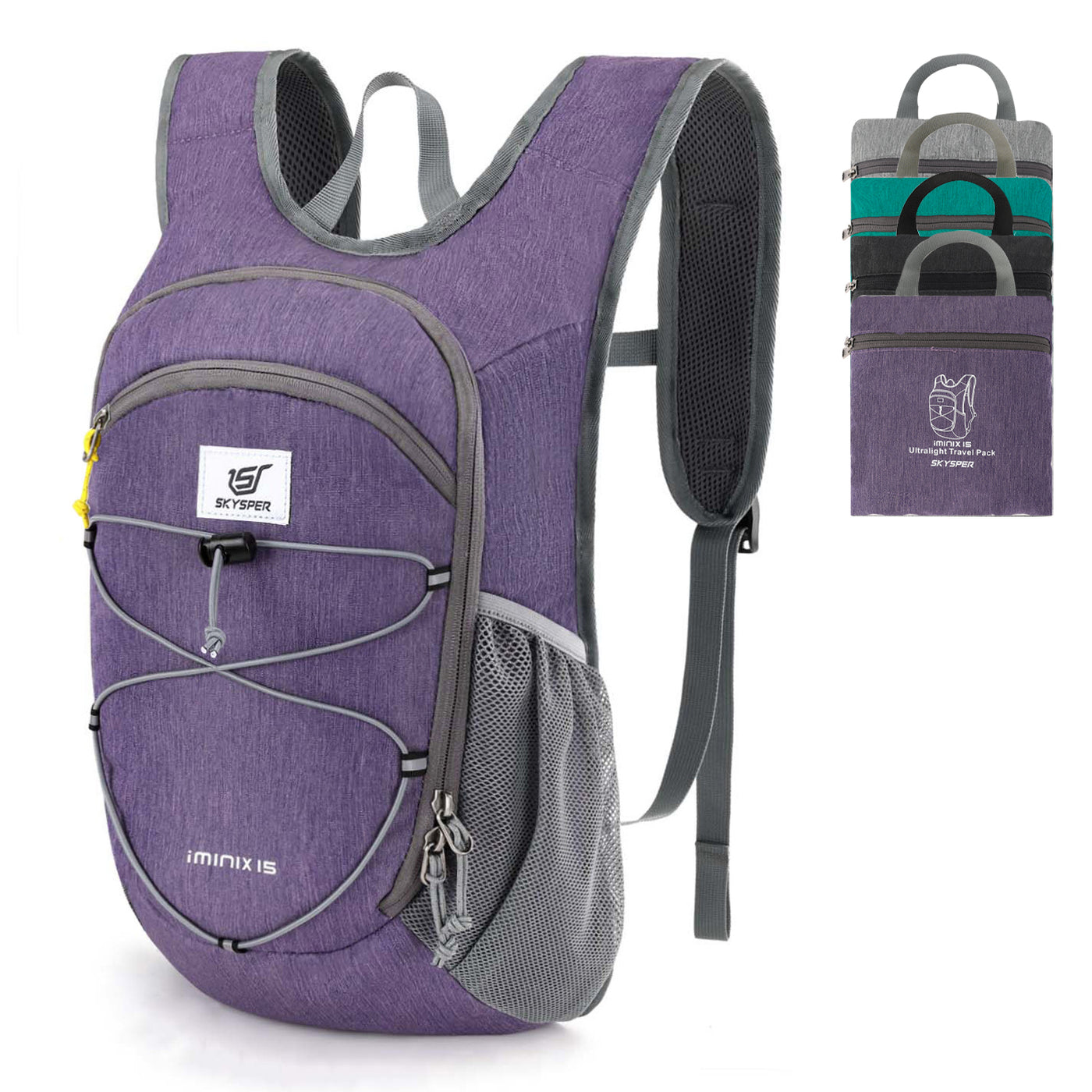 IMINIX15-SKYSPER 15L Lightweight Travel Packable Backpack IMINIX15-SKYSPER 15L Lightweight Travel Packable Backpack