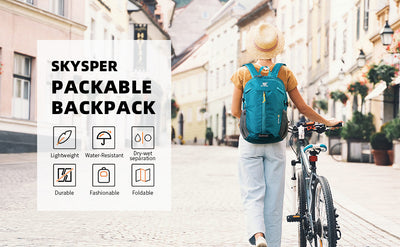 SKYSPER ISHELL20 - Lightweight Packable Backpack 20L
