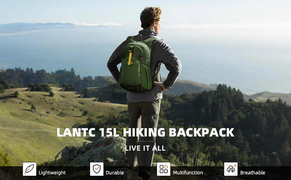 LANTC15 15L Small Backpack Hiking Daypack SKYSPER