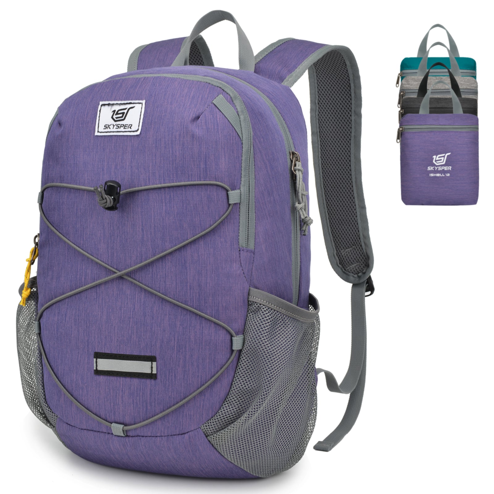 ISHELL12 | 12L Foldable Backpack | Lightweight Travel Bags | Small 