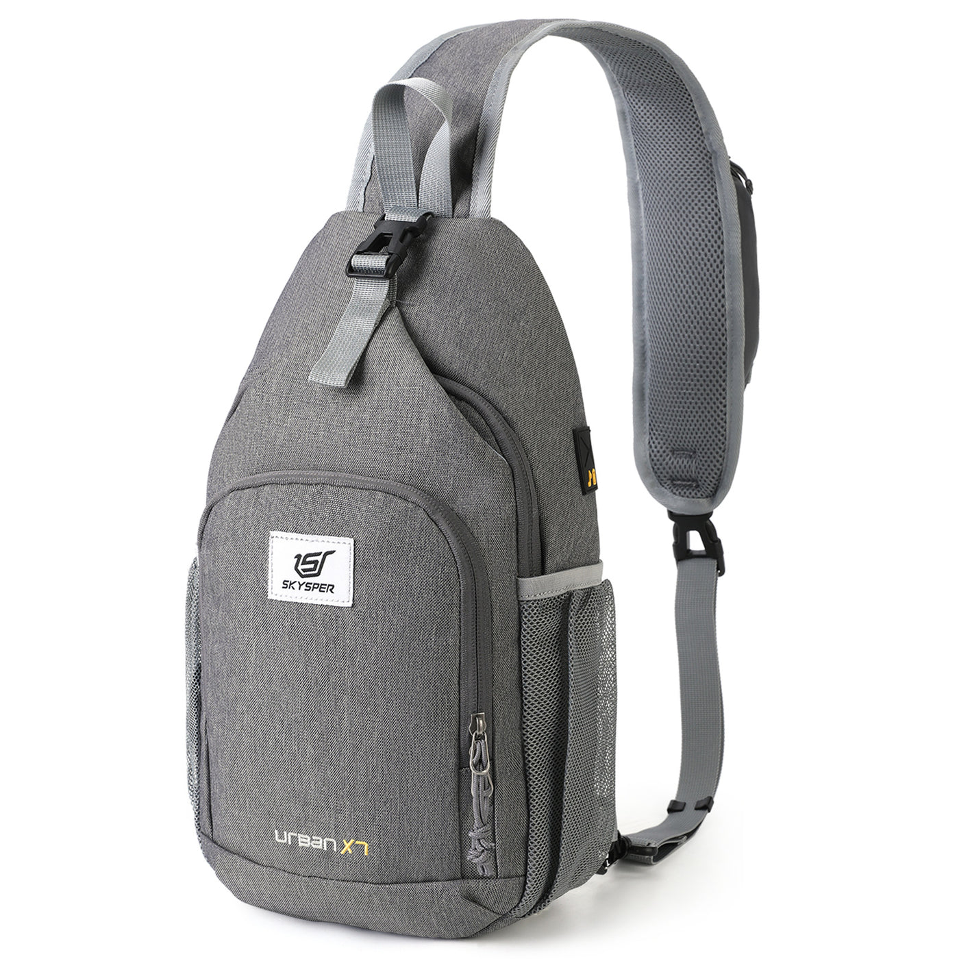 SKYSPER Sling Bag RFID Crossbody Sling Rugzak Cross Body Schoudertas Reizen Wandelen Dagrugzak voor Vrouwen Mannen, Blauw SKYSPER Sling Bag RFID Crossbody Sling Rugzak Cross Body Schoudertas Reizen Wandelen Dagrugzak voor Vrouwen Mannen, Blauw