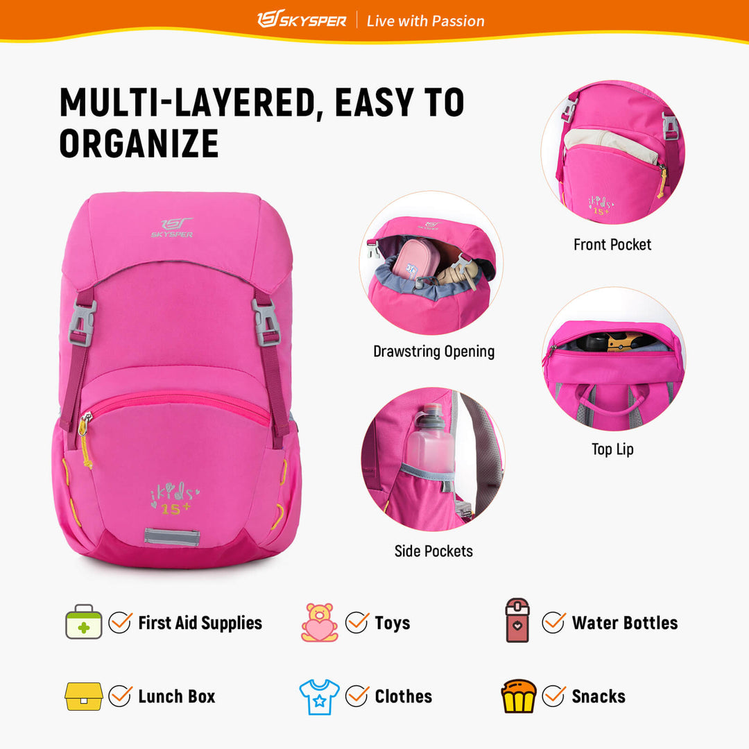 iKids15 II | 16-inch Kid's School Backpack for 4 - 9 years old