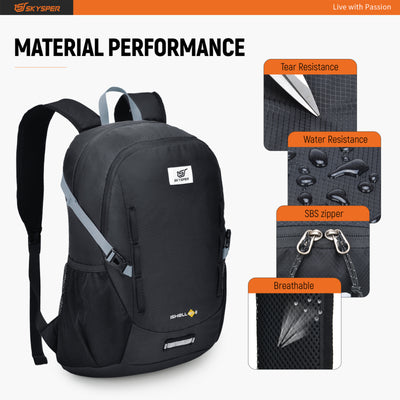 ISHELL20II - SKYSPER 20L Lightweight Packable Backpack
