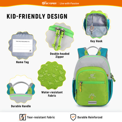 iKIDS8-SKYSPER 12-inch Toddler Backpack for 3 - 6 years old