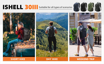 ISHELL30-III - SKYSPER 30L Lightweight Packable Backpack