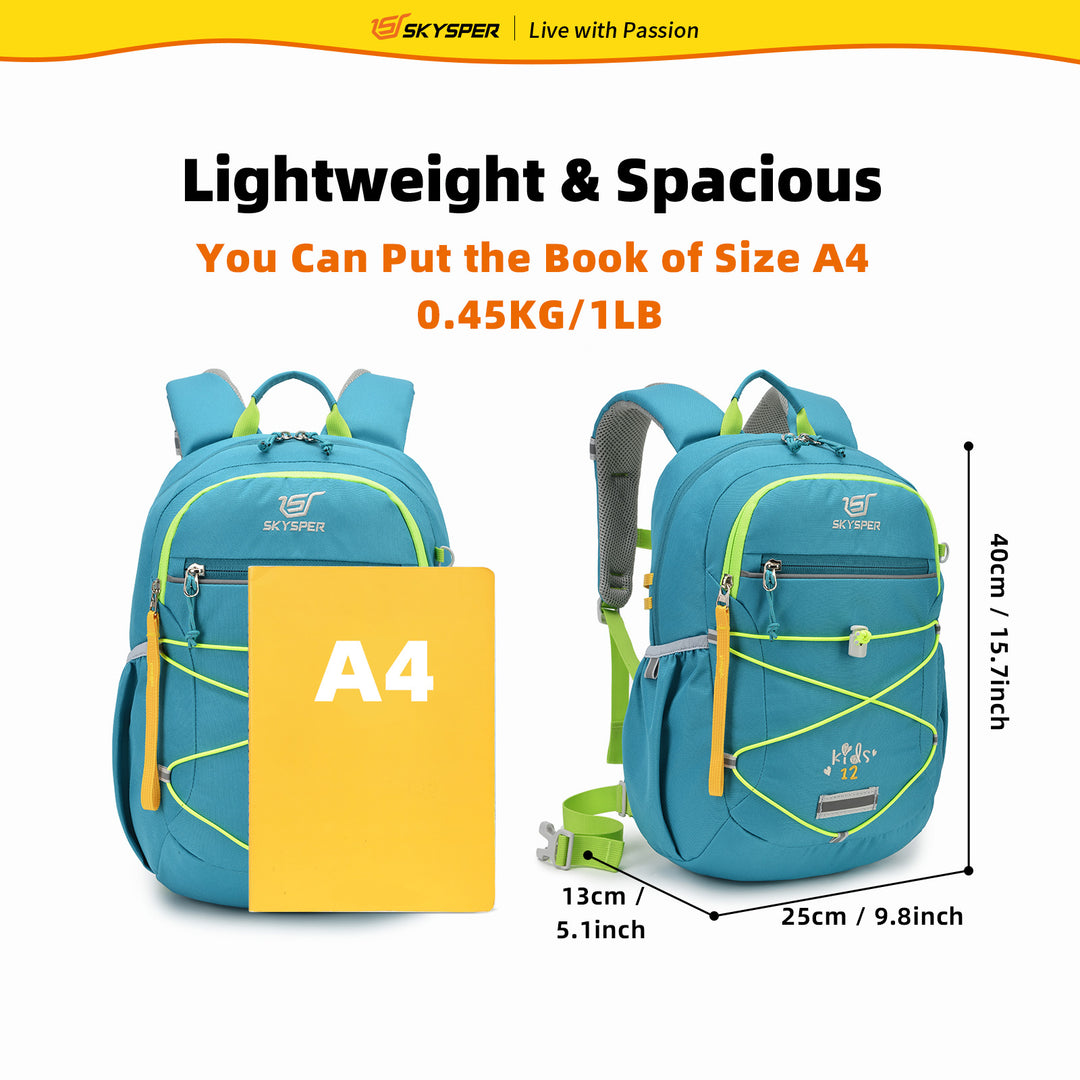 SKYSPER 12L Kids Hiking Backpack - School Bag For Jamaica