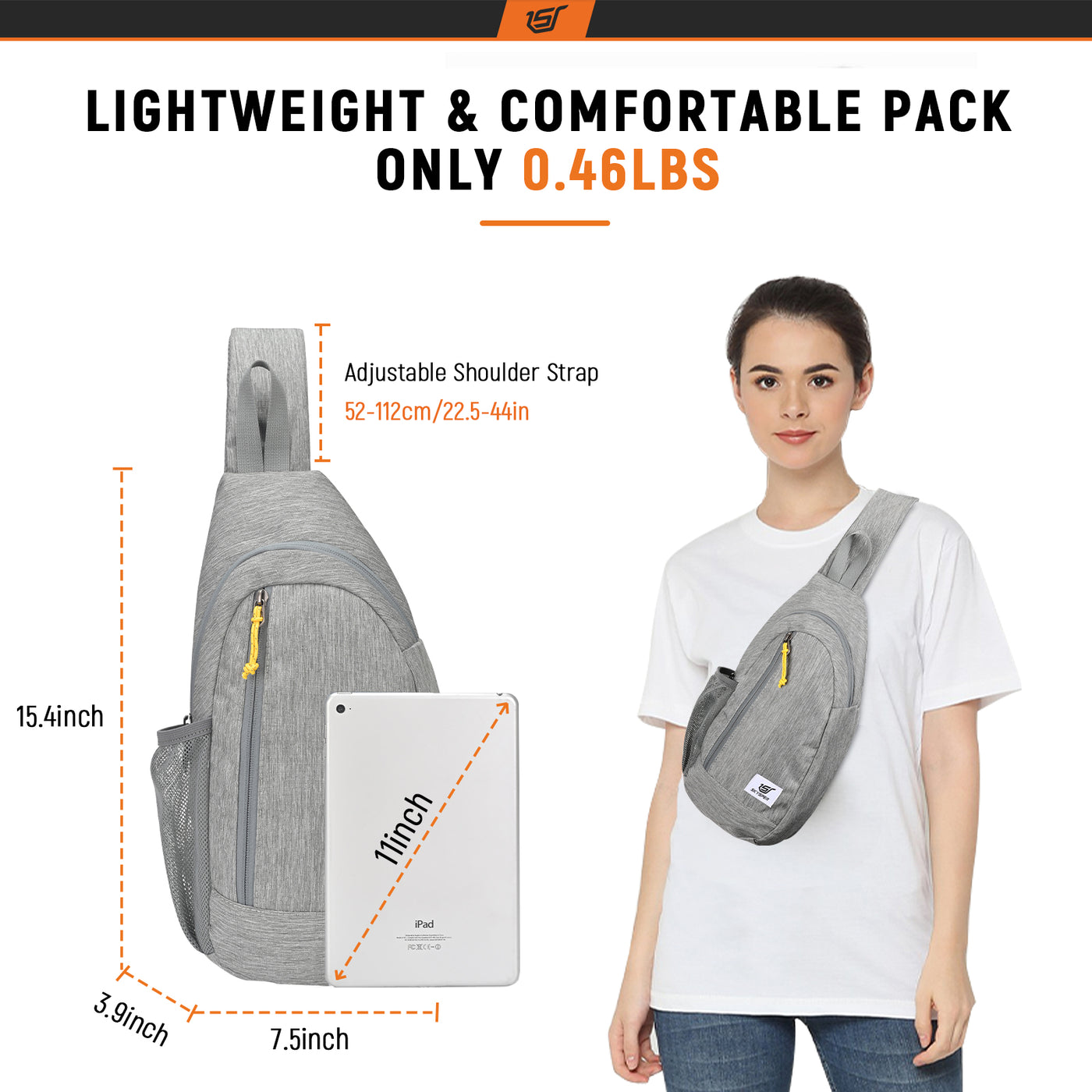 SKYSPER Sac Bandoulière Homme 9L Anti-vol Avec Protection RFID - Idéal Voyage Et Randonnée