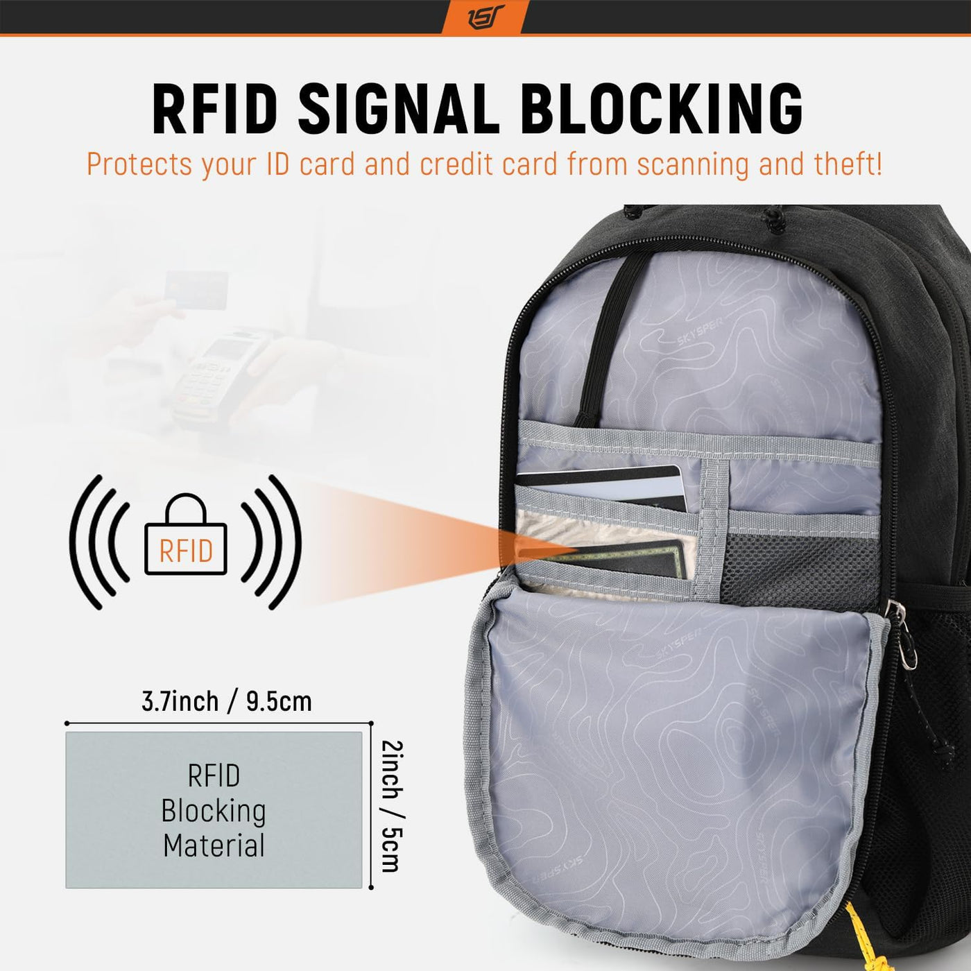 Urban X9 - SKYSPER 9L Travel Sling Bag RFID Anti-Theft Crossbody Daypack Chest Bag
