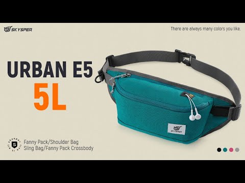 Urban E5 - SKYSPER 5L Travel Fanny Pack Crossbody Daypack Chest Bag