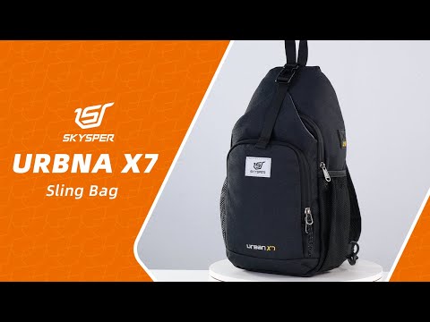 SKYSPER Urban X7 - Travel Sling Bag Anti-Theft Crossbody Daypack 7L Chest Bag
