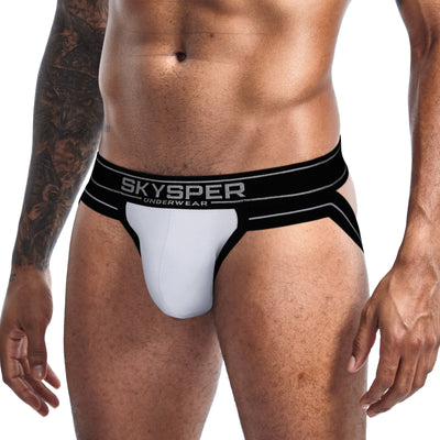 SG29 - SKYSPER Men's Jockstrap Cotton & Mesh Underwear Athletic Supporter