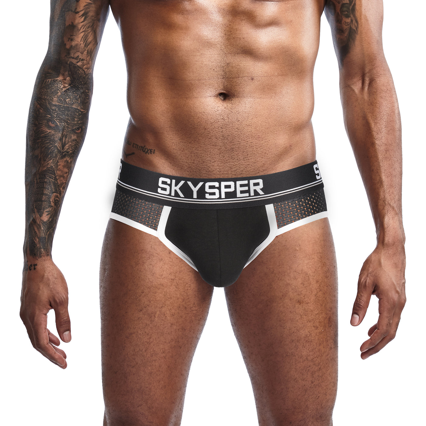 SG18 - SKYSPER Men's Jockstrap Cotton & Mesh Underwear Athletic Supporter