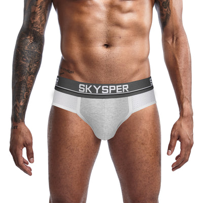 SG18 - SKYSPER Men's Jockstrap Cotton & Mesh Underwear Athletic Supporter