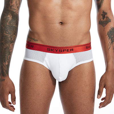 SG09 - SKYSPER Men's Jockstrap Cotton & Mesh Underwear Athletic Supporter