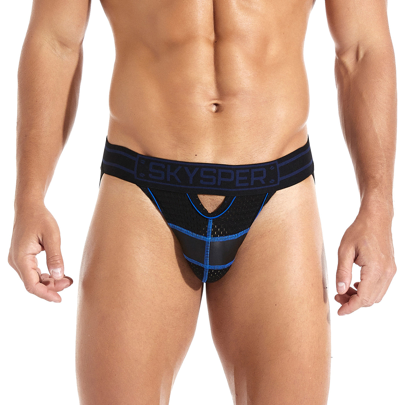 SKYSPER Jockstrap Athletic Supporters for Men Jock Strap Male Underwear  Men's Thong Jockstrap Underwear, M01-blue, Small : : Sports &  Outdoors