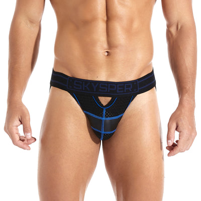 SG30 - SKYSPER Men's Jockstrap Cotton & Mesh Underwear Athletic Supporter