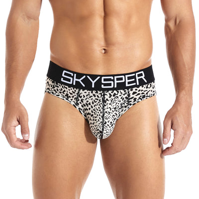 SG08 - SKYSPER Men's Jockstrap Underwear Athletic Supporter Leopard Print