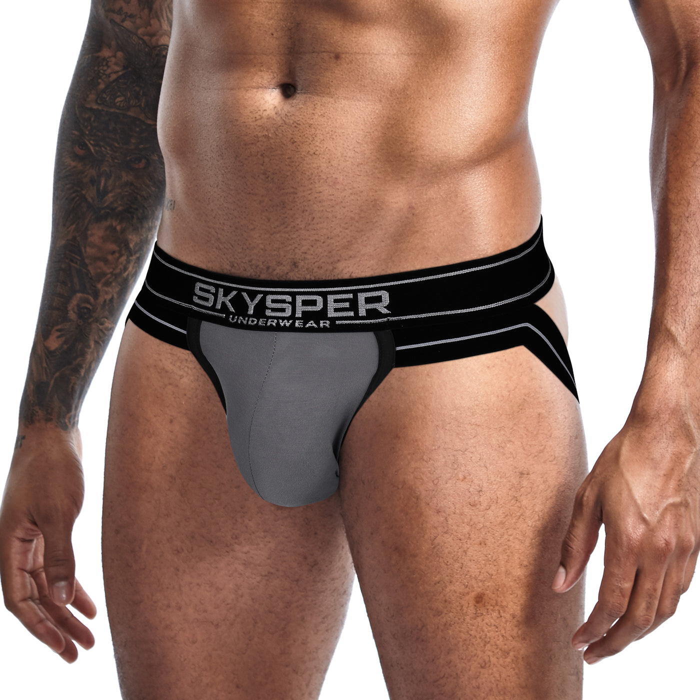 SG29 - SKYSPER Men's Jockstrap Cotton & Mesh Underwear Athletic Supporter