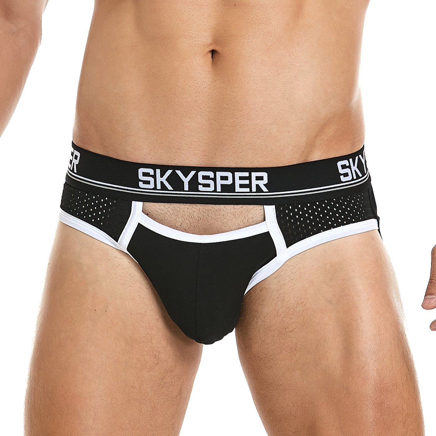 SKYSPER Jockstrap Athletic Supporters for Men Jock Strap Male Underwear  Men's Thong Jockstrap Underwear, M01-blue, Small at  Men's Clothing  store