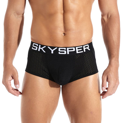 SG19 - SKYSPER Men's Jockstrap Cotton & Mesh Underwear Athletic Supporter