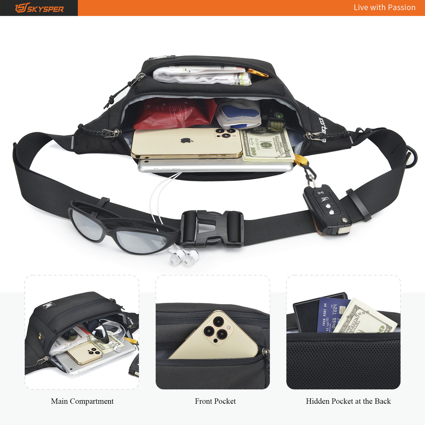 SKYSPER ICORTEZ R3 Waist Pack