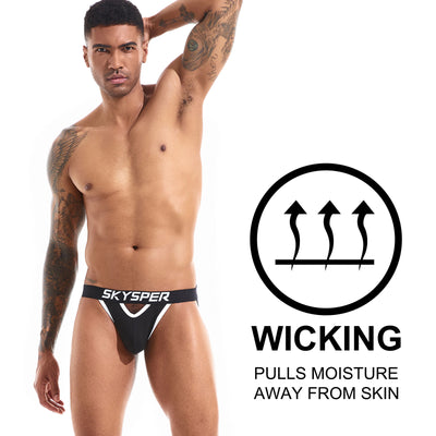 SKYSPER SG45 - Men's Cotton Jockstrap Underwear Athletic Supporter