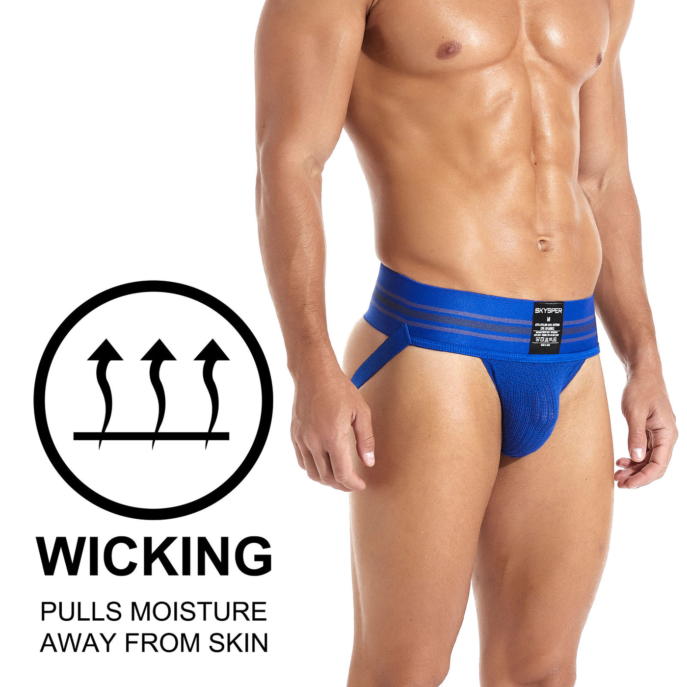 AQ02 - SKYSPER Men's Jockstrap Underwear Athletic Supporter