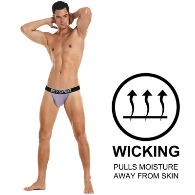 SKYSPER SG42 - Men's Jockstrap Cotton Underwear Athletic Supporter