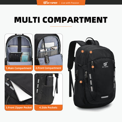 SKYSPER Energy30 - 30L Travel Backpack 17 Inch Laptop Backpack