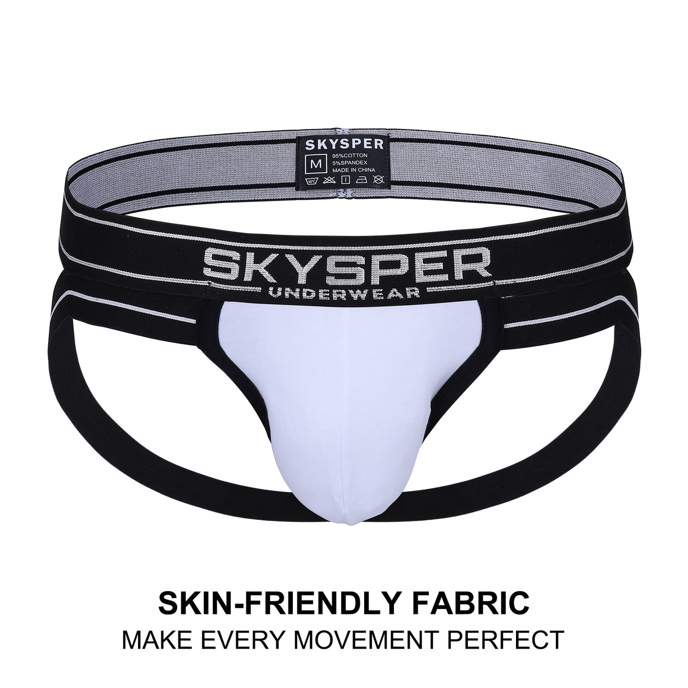 SG29 - SKYSPER Men's Jockstrap Cotton & Mesh Underwear Athletic Supporter