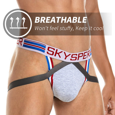 27SK - SKYSPER Men's Cotton Jockstrap Underwear Athletic Supporter