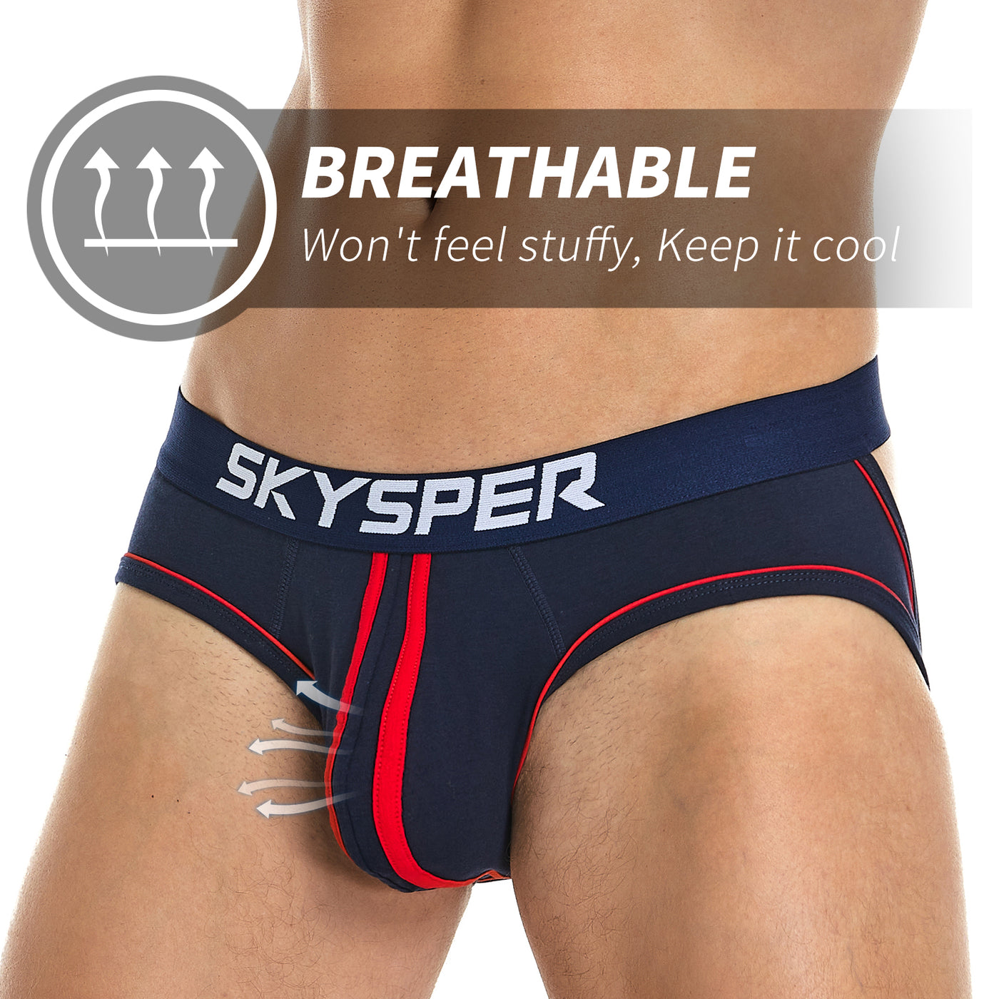 29SK - SKYSPER Men's Cotton Jockstrap Underwear Athletic Supporter