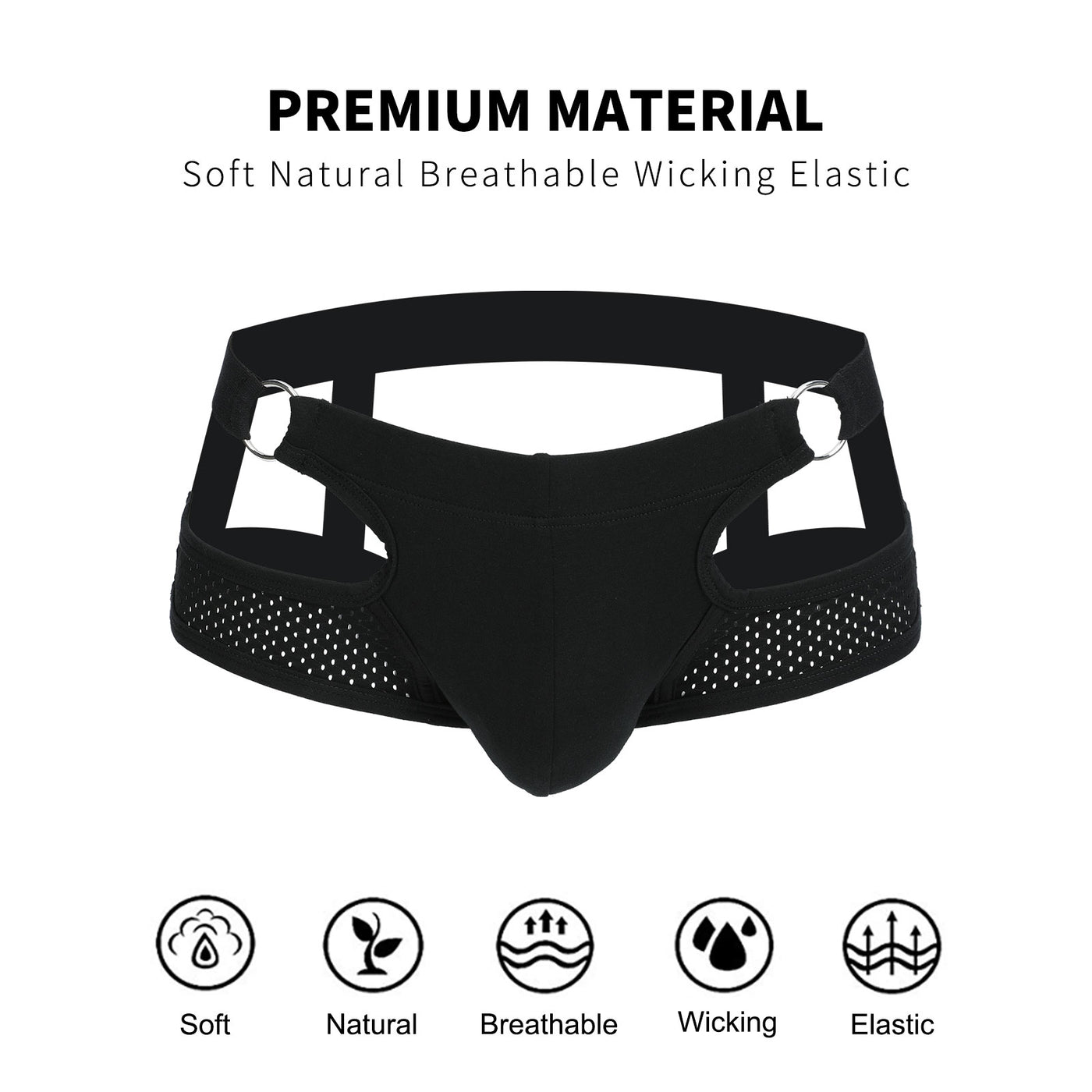 SG44 - SKYSPER Men's Jockstrap Cotton Underwear Athletic Supporter