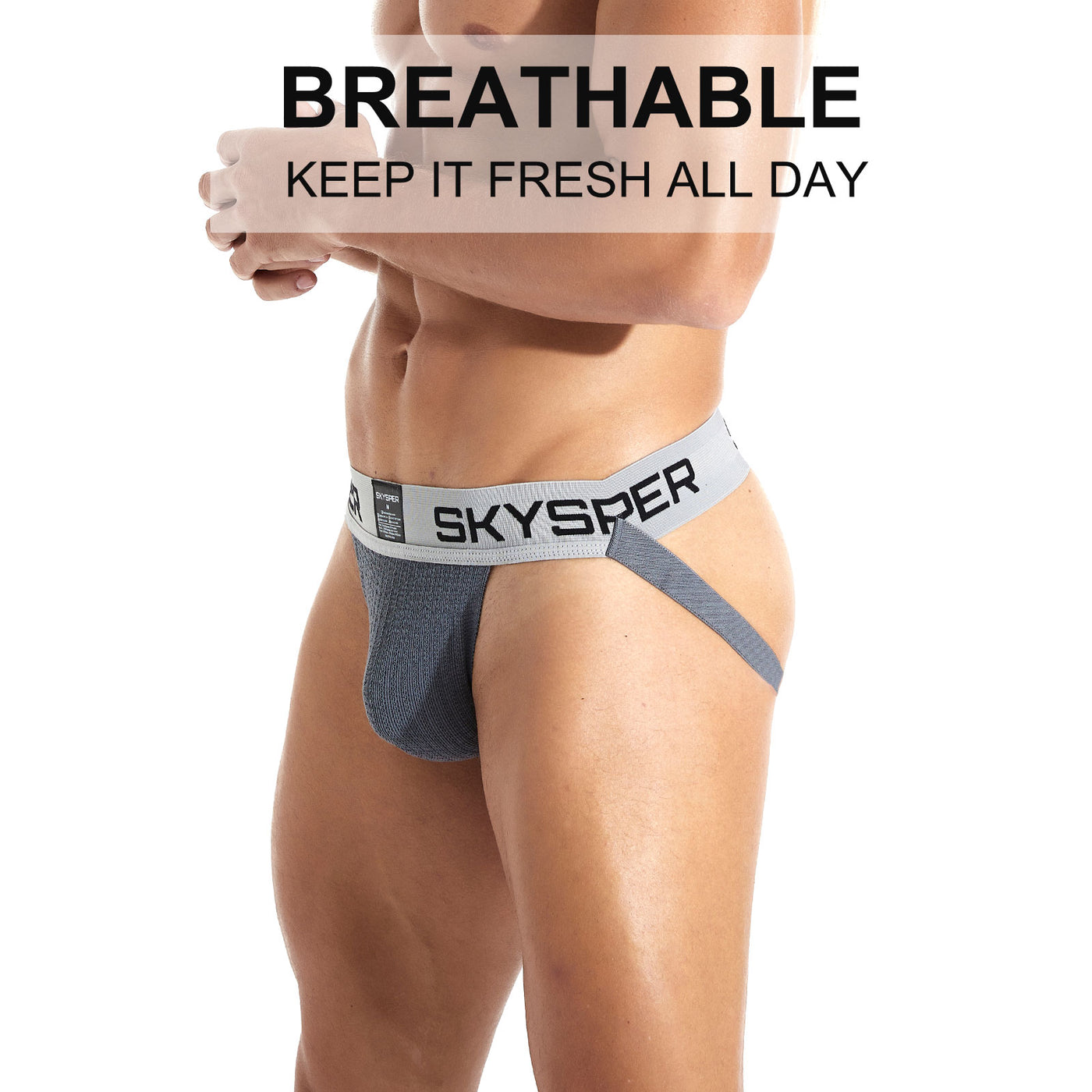 AQ03 - SKYSPER Men's Jockstrap Underwear Athletic Supporter