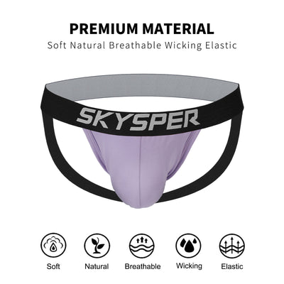 SKYSPER SG42 - Men's Jockstrap Cotton Underwear Athletic Supporter