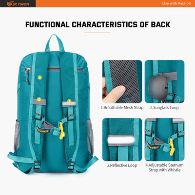 SKYSPER ISHELL30 - Lightweight Packable Backpack 30L