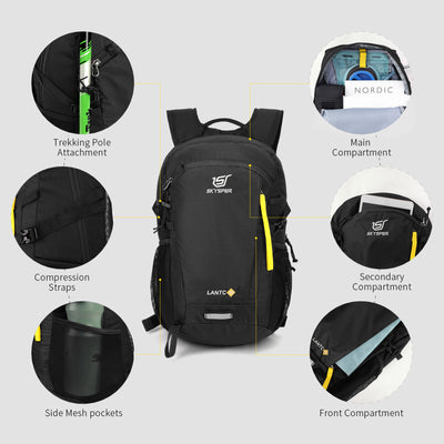LANTC20 - SKYSPER 20L Small Hiking Daypack Backpack