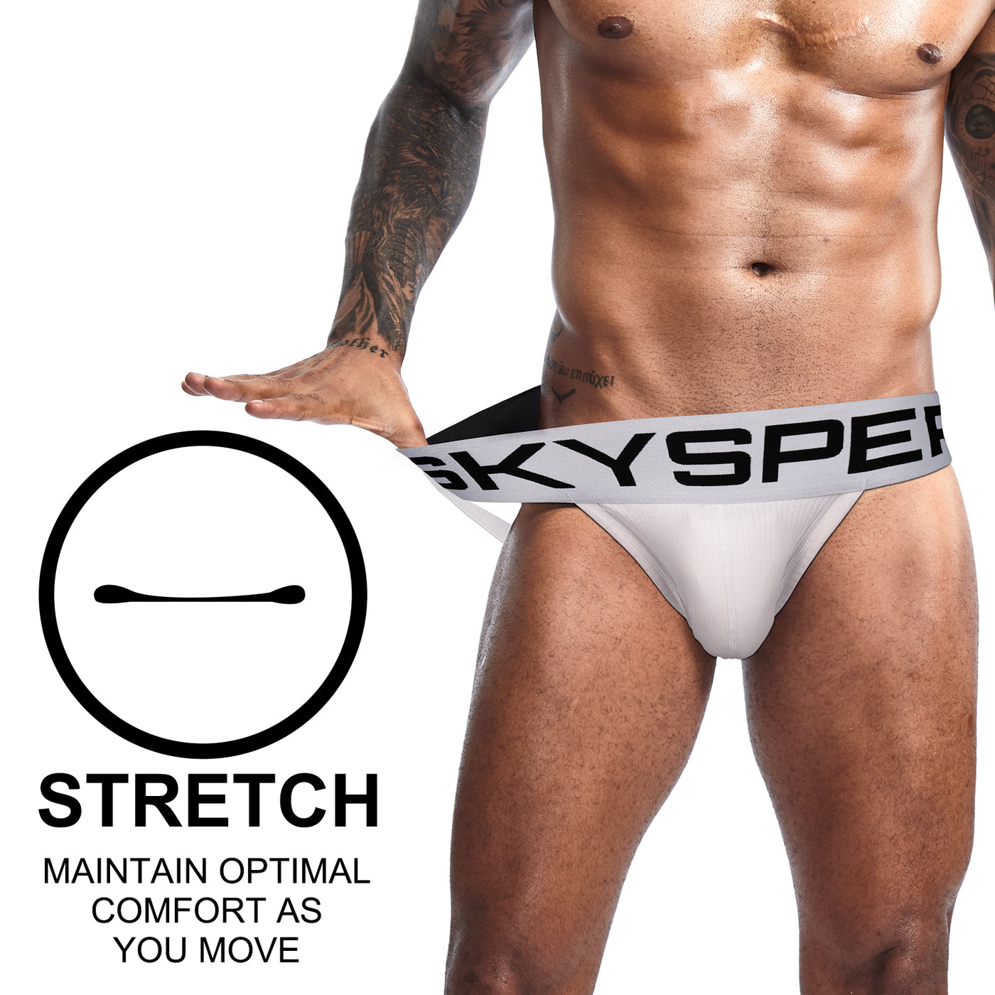 AQ06 - SKYSPER Men's Jockstrap Underwear Athletic Supporter