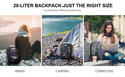 LANTC20 - SKYSPER 20L Small Hiking Daypack Backpack