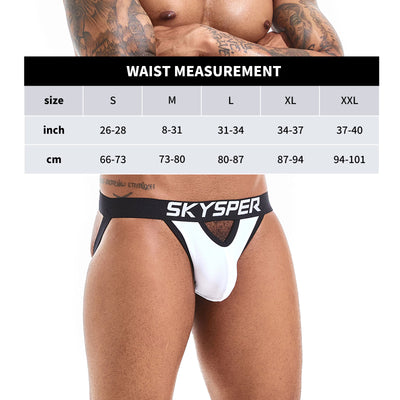 SKYSPER SG45 - Men's Cotton Jockstrap Underwear Athletic Supporter