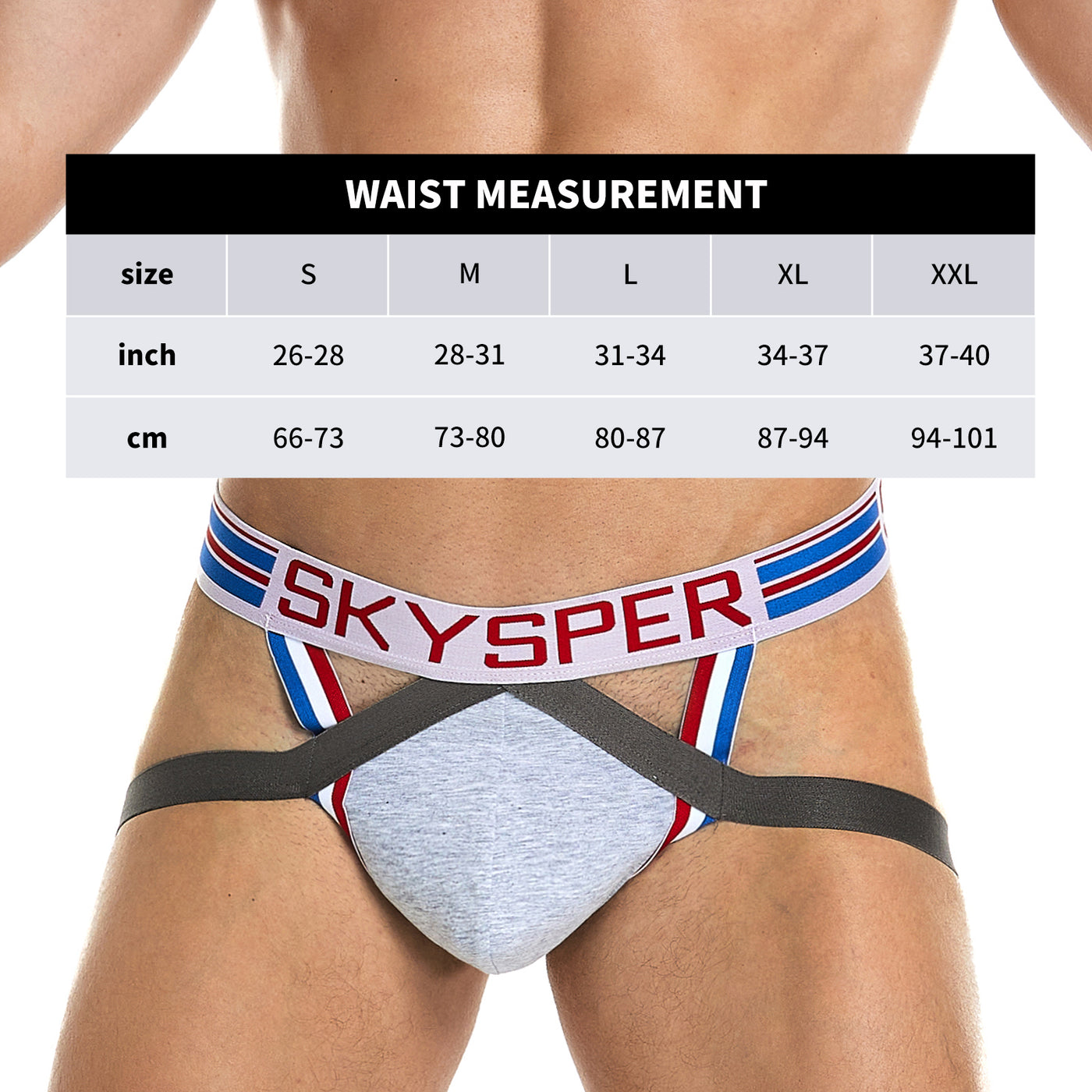 27SK - SKYSPER Men's Cotton Jockstrap Underwear Athletic Supporter