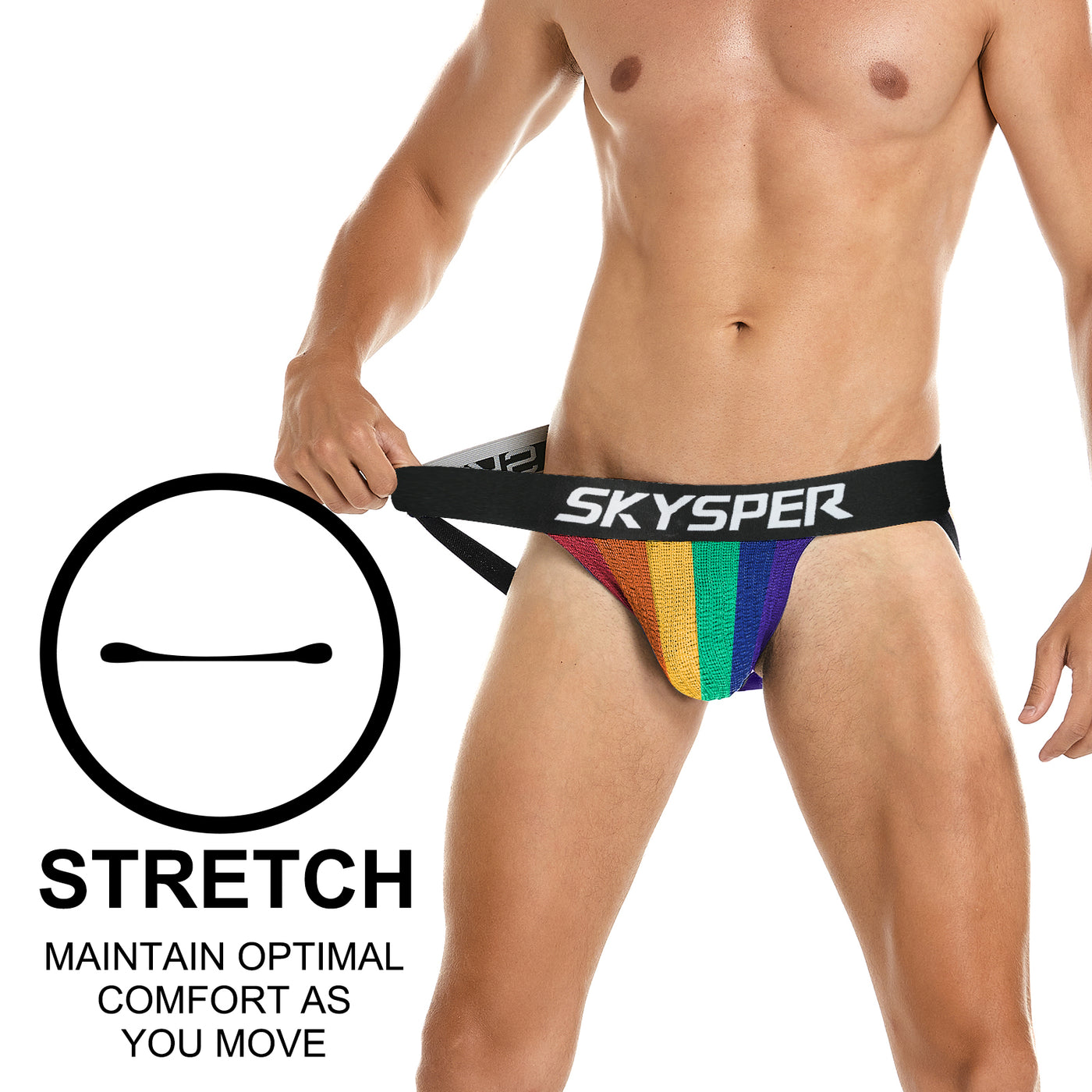 JD01- SKYSPER Men's Jockstrap Underwear Athletic Supporter