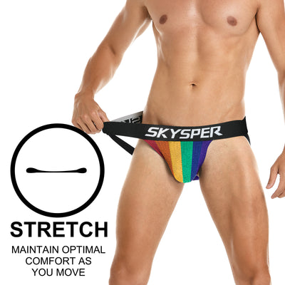 JD01- SKYSPER Men's Jockstrap Underwear Athletic Supporter