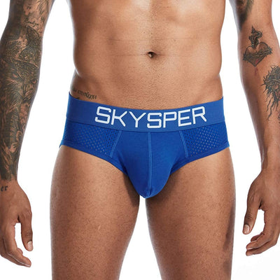 SG07 - SKYSPER Men's Jockstrap Cotton & Mesh Underwear Athletic Supporter