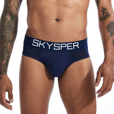 SG07 - SKYSPER Men's Jockstrap Cotton & Mesh Underwear Athletic Supporter