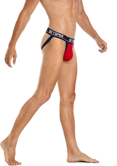 SKYSPER 34SK - Men's Cotton Jockstrap Underwear Athletic Supporter