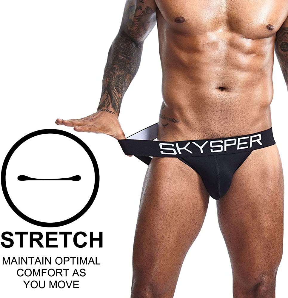 SG03 - SKYSPER Men's Cotton Jockstrap Underwear Athletic Supporter