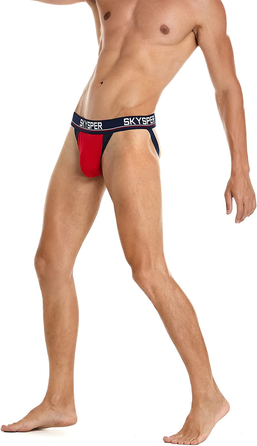 SKYSPER 34SK - Men's Cotton Jockstrap Underwear Athletic Supporter