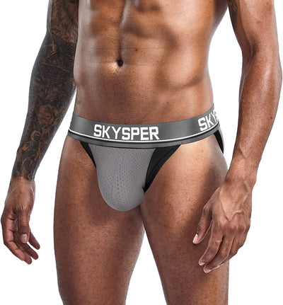 SKYSPER 34SK - Men's Cotton Jockstrap Underwear Athletic Supporter